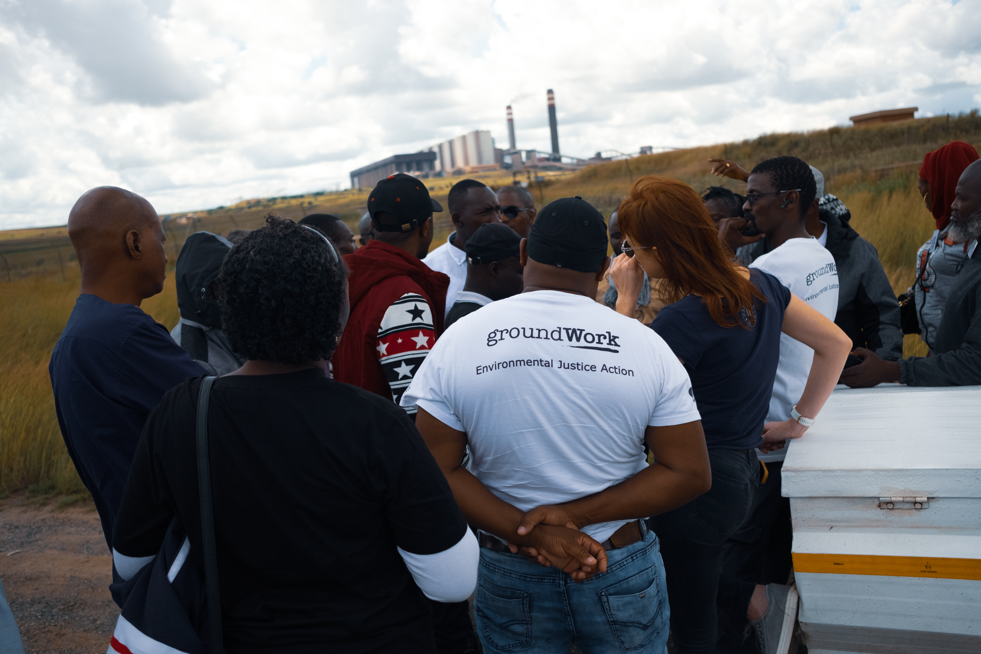 Visit to the Mpumalanga site. Photo by Tom Laffay
